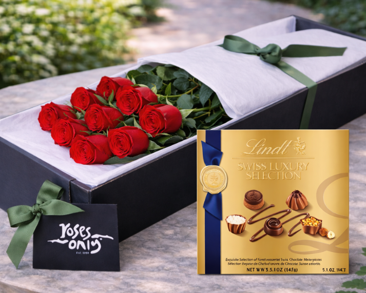 Valentine's Day Flowers | Red Roses & Chocolates | Roses Only
