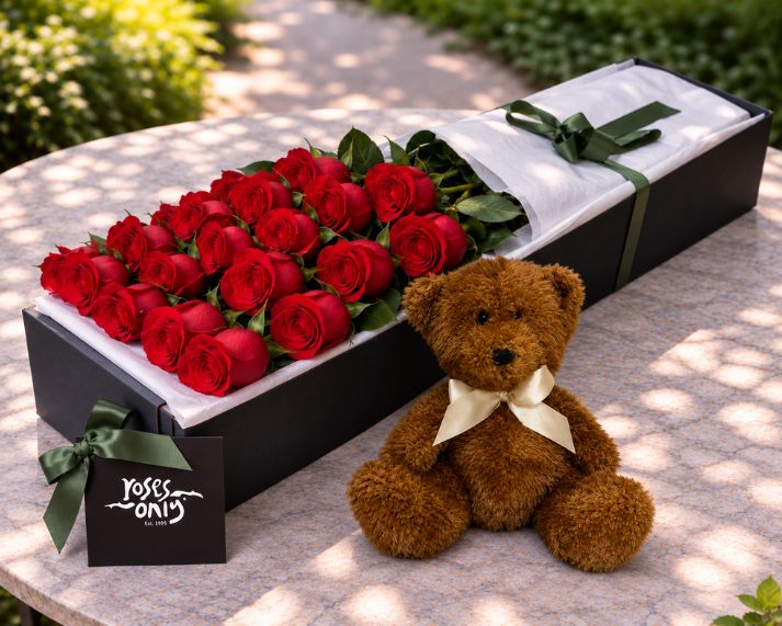 Red Roses & Teddy