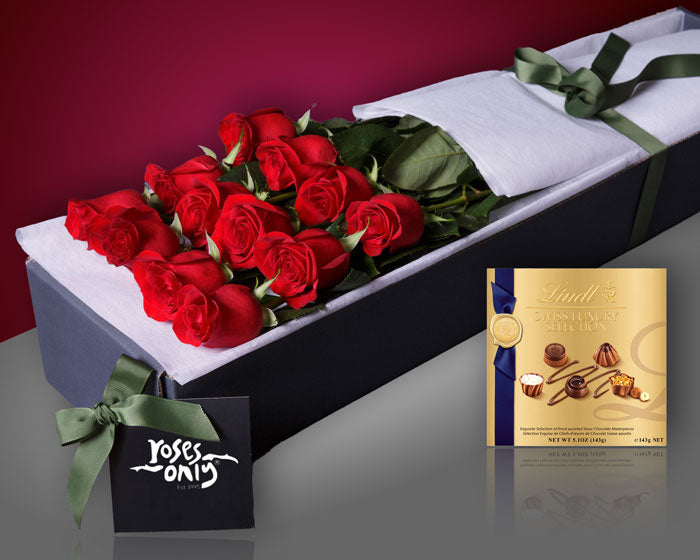 valentines roses and chocolates