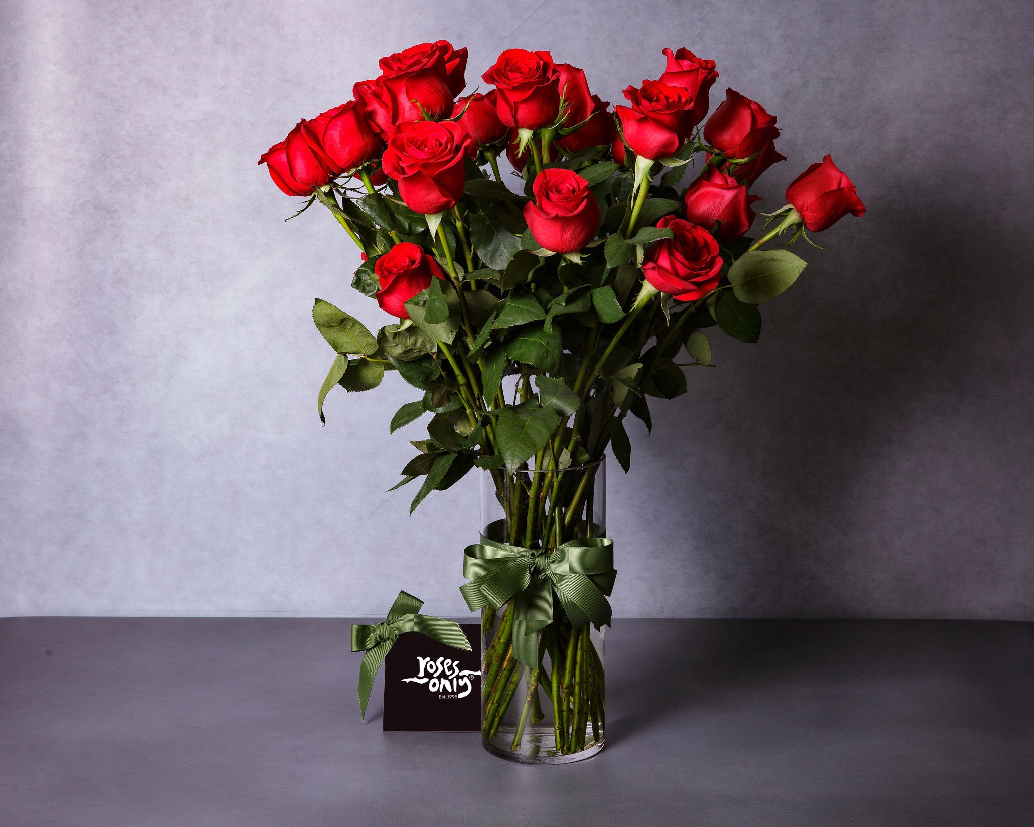 One Dozen Long-Stemmed Roses in Box