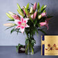 Pink Oriental Lilies & Gifts