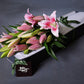 Pink Oriental Lilies Box