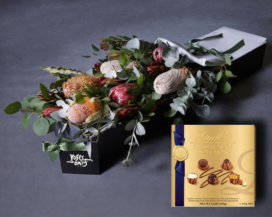 Mother's Day Flowers - Wildflowers & Swiss Luxury Chocolate