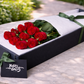 12 Red Long Stemmed Roses Box