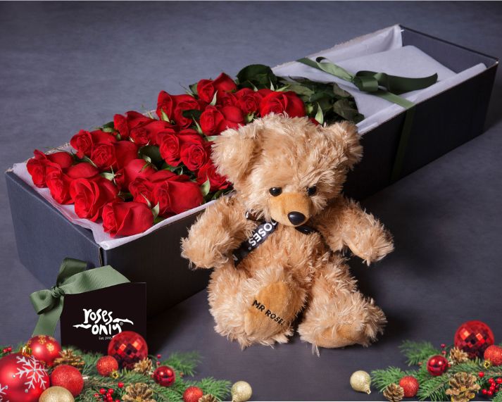 Merry Red Roses Christmas Bundles