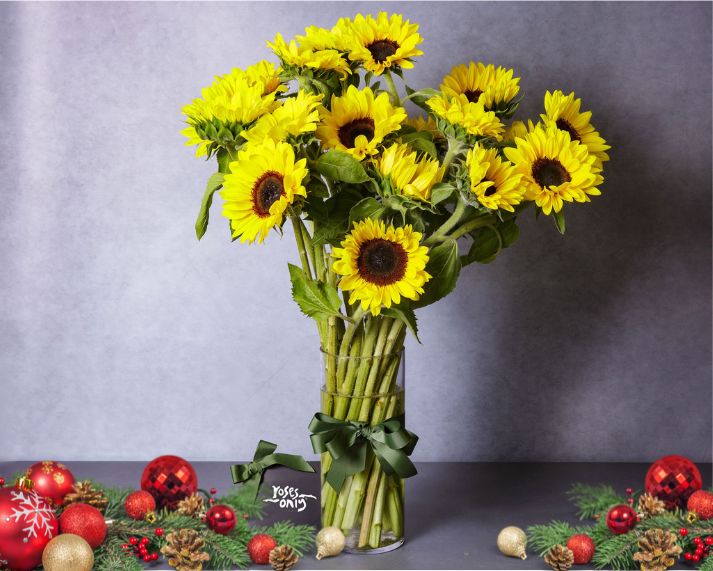 Christmas Flowers - Sunflowers