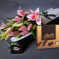 Pink Oriental Lilies & Gifts