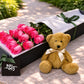 Pink Roses & Teddy