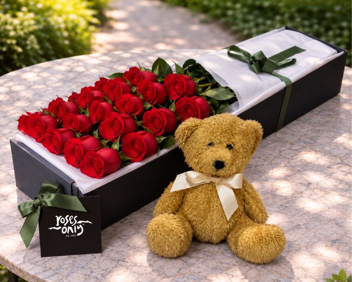 Red Roses & Teddy