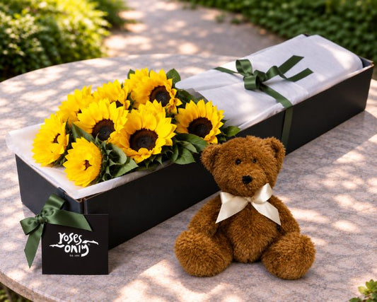 Sunflowers & Teddy