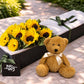 Sunflowers & Teddy