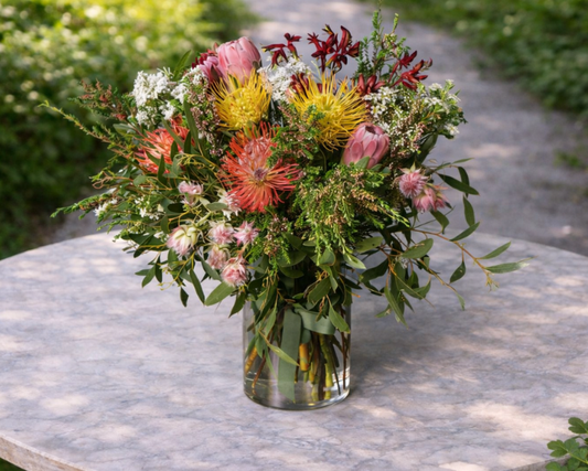 wildflowers in a vase